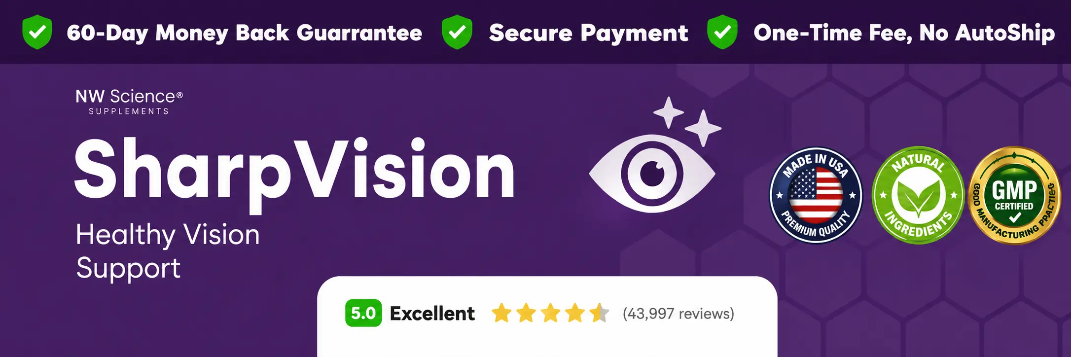 SharpVision Quality and Trust Badges